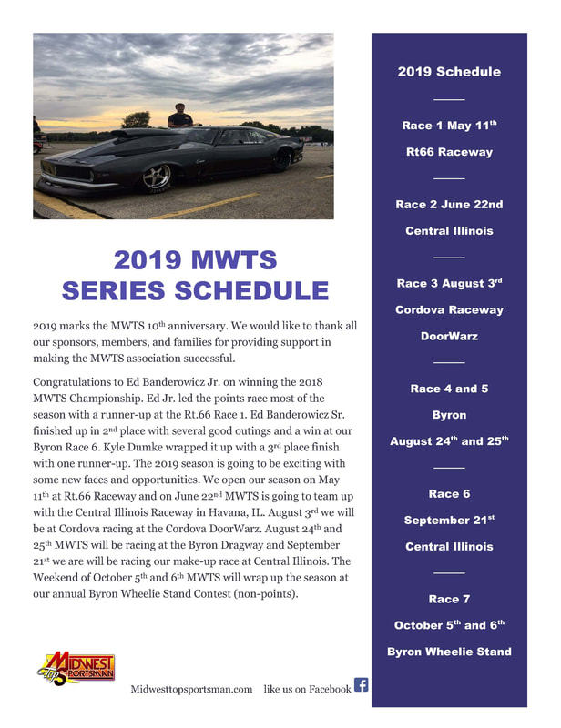 2019 Schedule Midwest Top Sportsman
